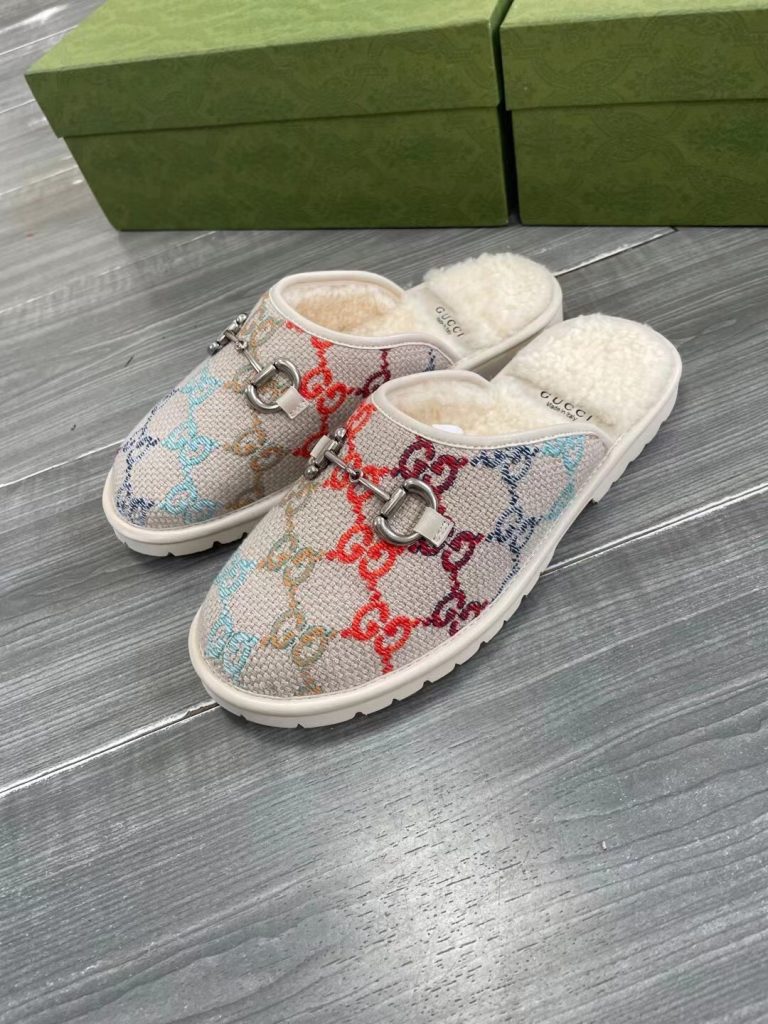 GUCCI グッチ フラットシューズ 本革 ファッション 保温 通勤 全3色 - 画像 4