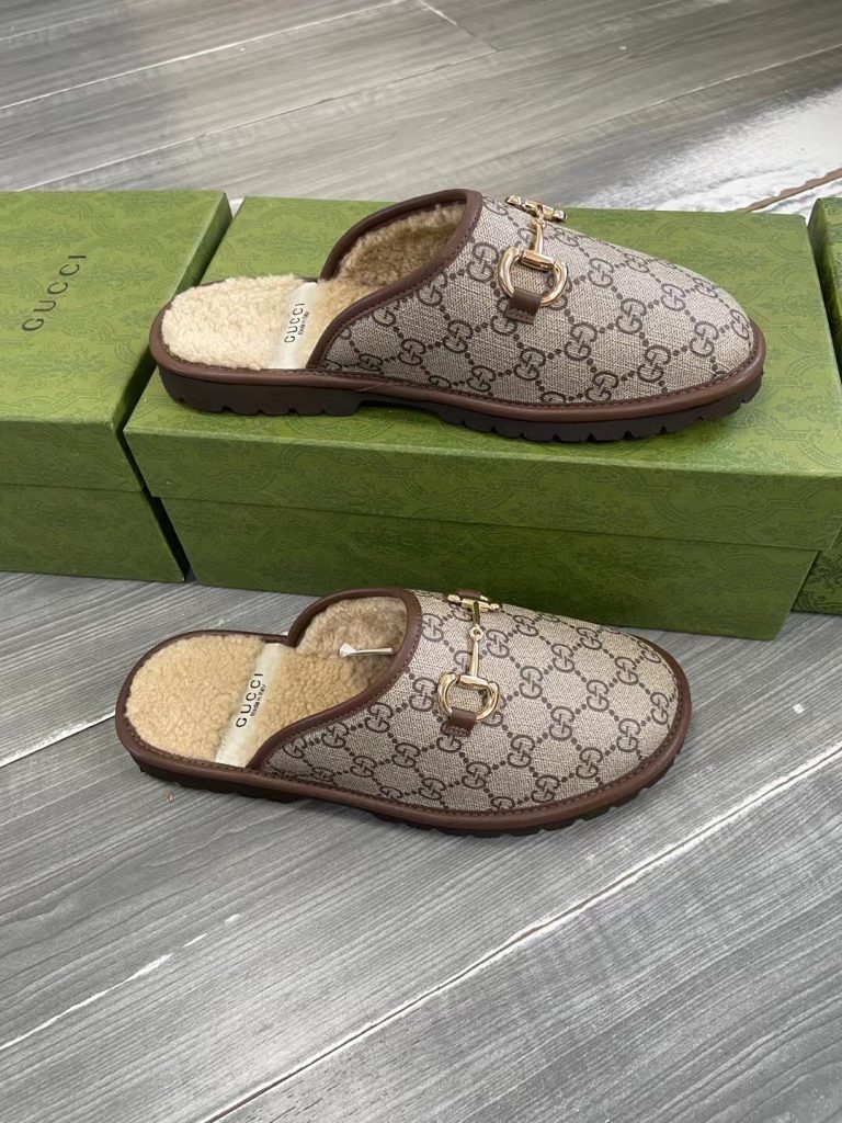 GUCCI グッチ フラットシューズ 本革 軽量 ベージュ 全1色 - 画像 6