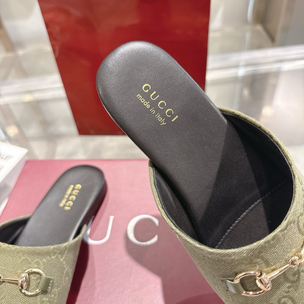 GUCCI グッチ モカシン フラットシューズ 本革 ブラック - 画像 8