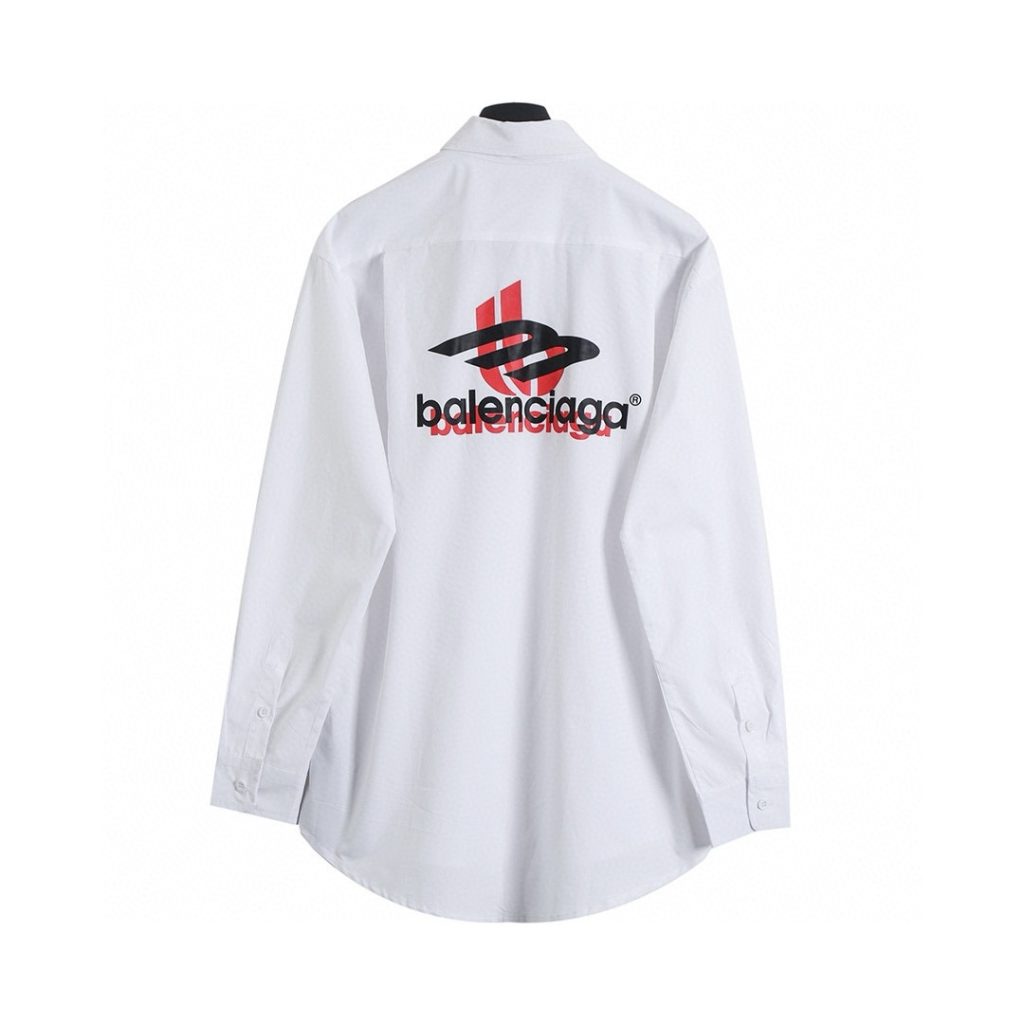 BALENCIAGA バレンシアガ ボタンダウンシャツ 通勤 全2色 - 画像 2