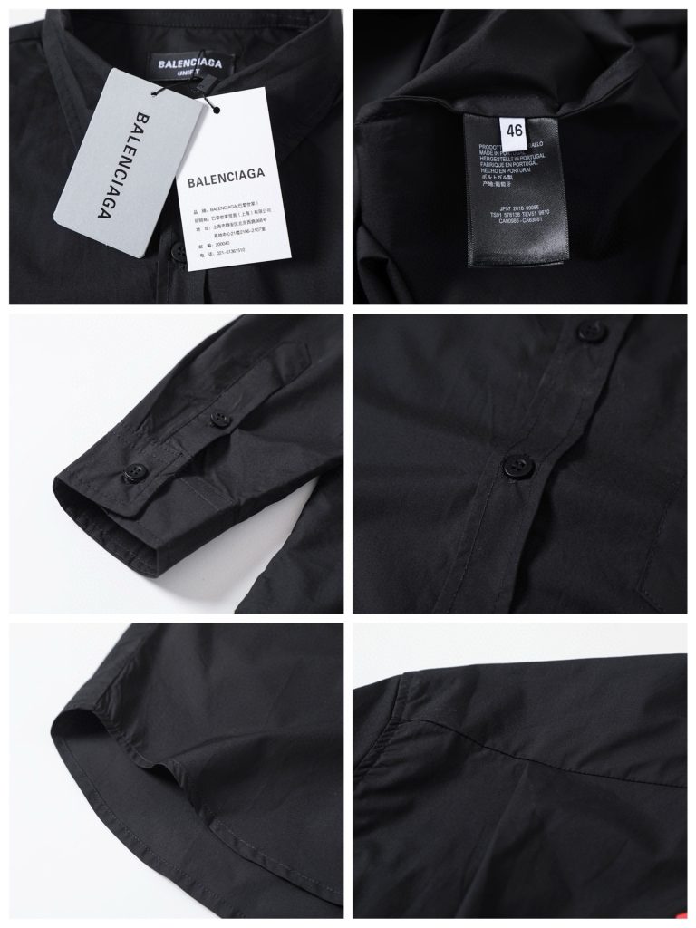 BALENCIAGA バレンシアガ ボタンダウンシャツ 通勤 全2色 - 画像 8