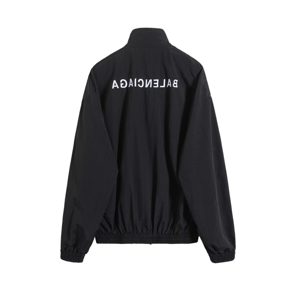 BALENCIAGA バレンシアガ フルジップジャケット ブラック/ホワイト - 画像 2