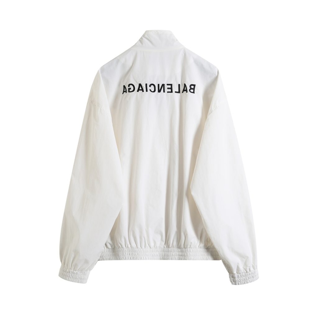 BALENCIAGA バレンシアガ フルジップジャケット ブラック/ホワイト - 画像 4