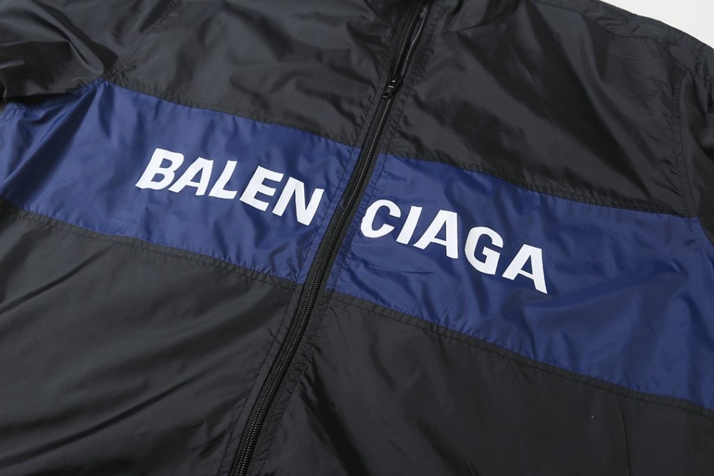 BALENCIAGA バレンシアガ フリースジャケット メンズ 黒ブルー 全2色 - 画像 3