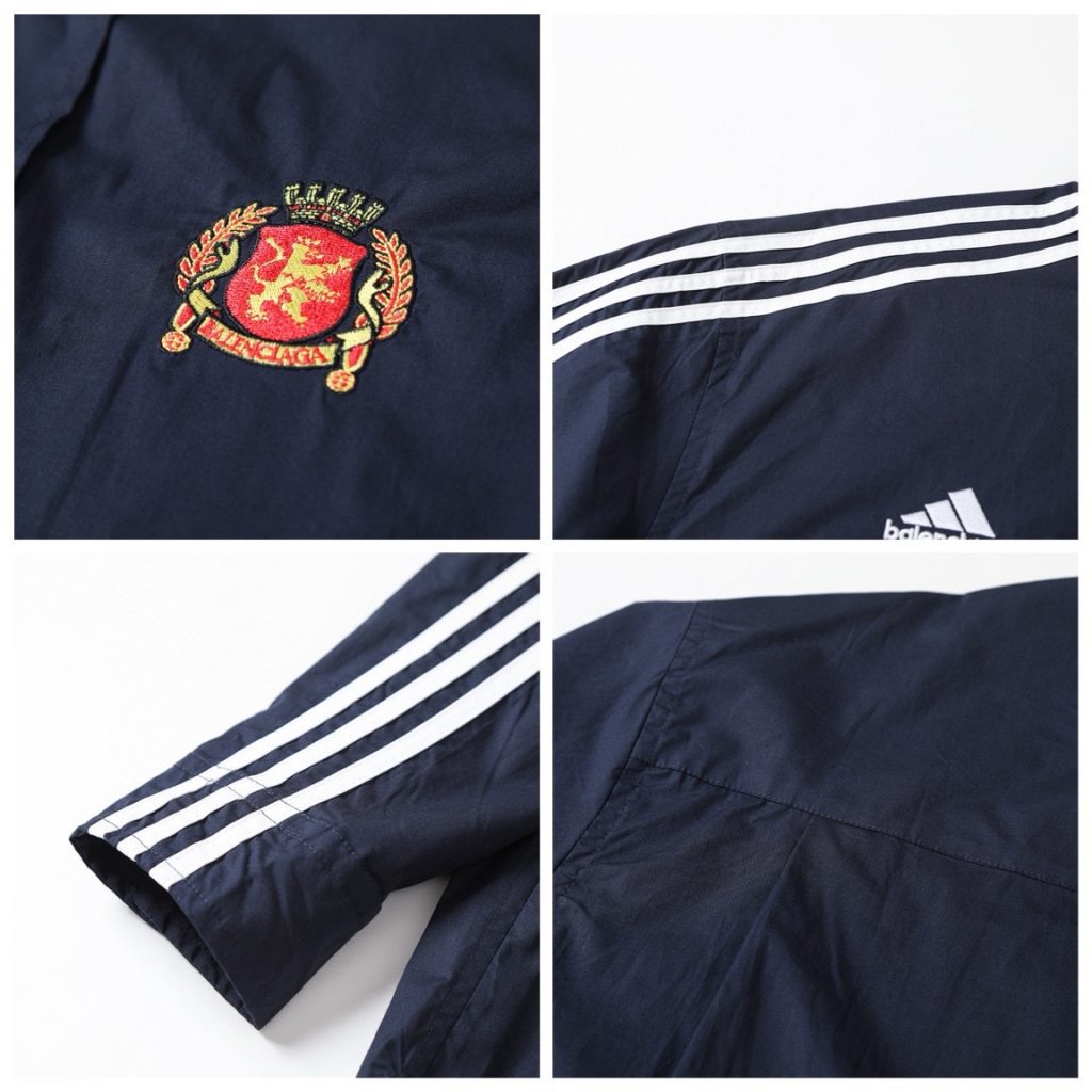 ADIDAS アディダス BALenciaga バレンシアガ フラットシャツ 藏青 全1色 - 画像 7