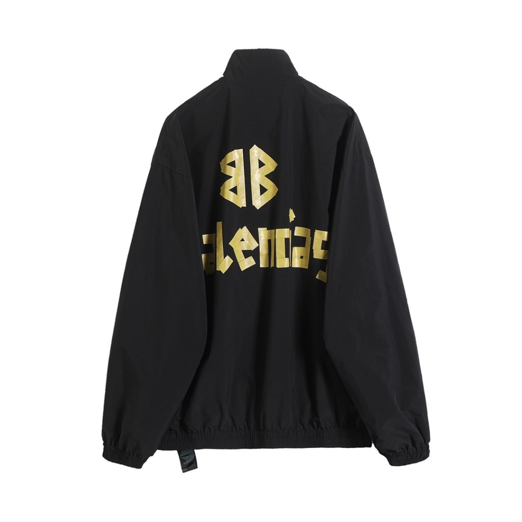 BALENCIAGA バレンシアガ フラップジャケット 黒 71黄 印花防水冲 克 全1色 - 画像 2
