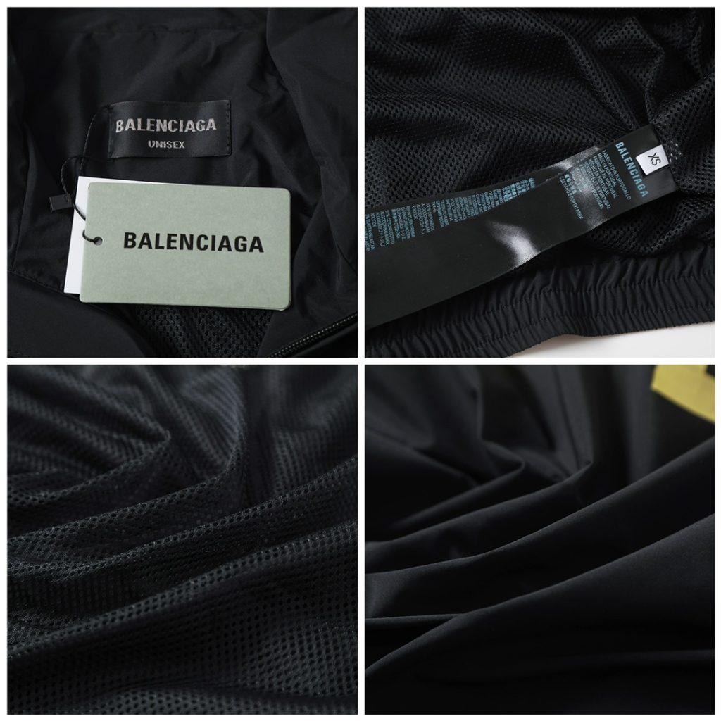 BALENCIAGA バレンシアガ フラップジャケット 黒 71黄 印花防水冲 克 全1色 - 画像 8