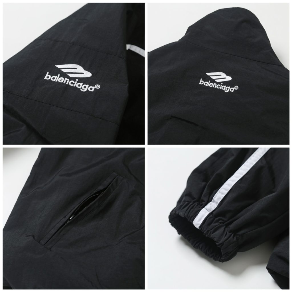 BALENCIAGA バレンシアガ フルジップジャケット 本革 ブラック - 画像 7