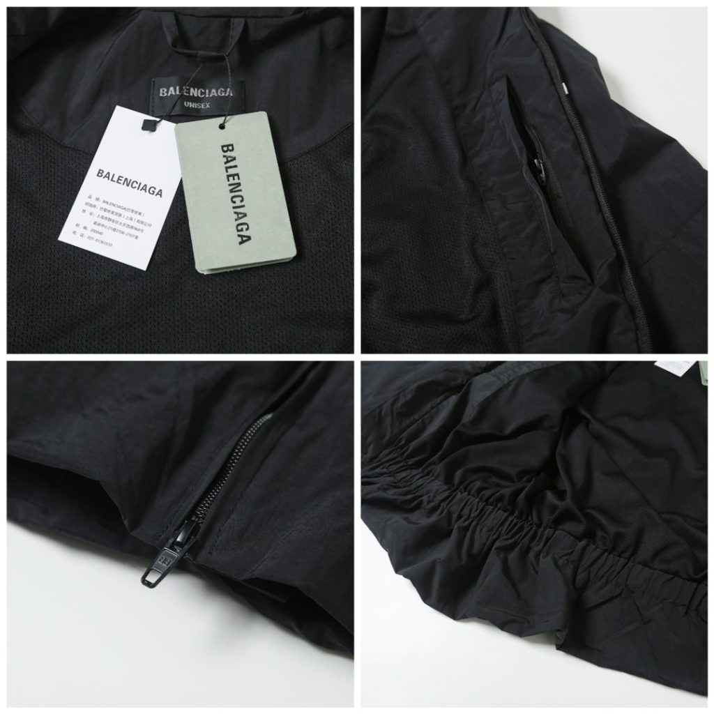 BALENCIAGA バレンシアガ フルジップジャケット 本革 ブラック - 画像 8