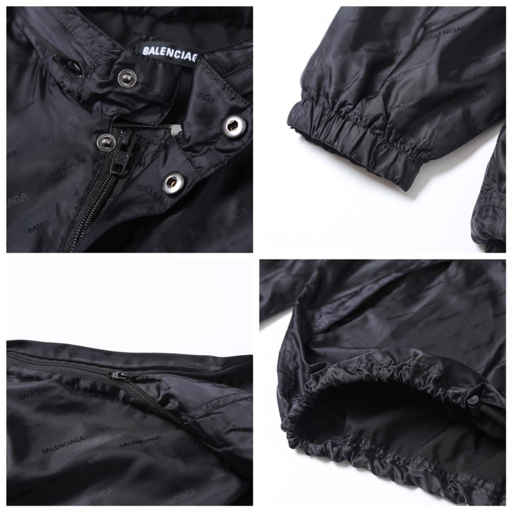 BALENCIAGA バレンシアガ フード付きジャケット ブラック - 画像 7