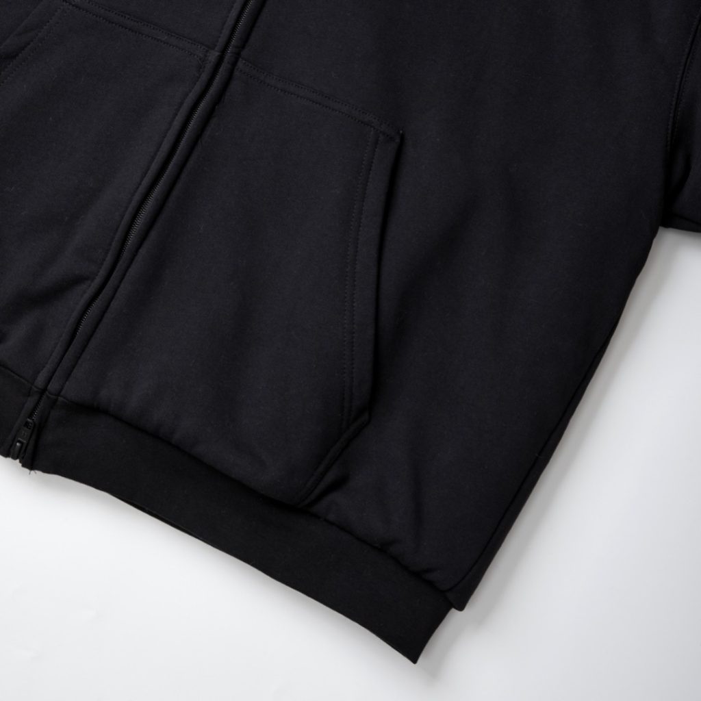 BALENCIAGA バレンシアガ フード付きスウェット オーバーサイズ 本革 ブラック - 画像 7