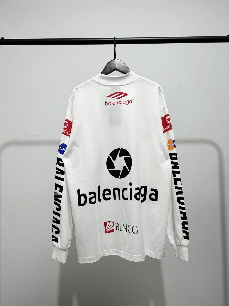 BALENCIAGA バレンシアガ ロンTシャツ ファッション ブランドロゴ 1色展開 - 画像 2