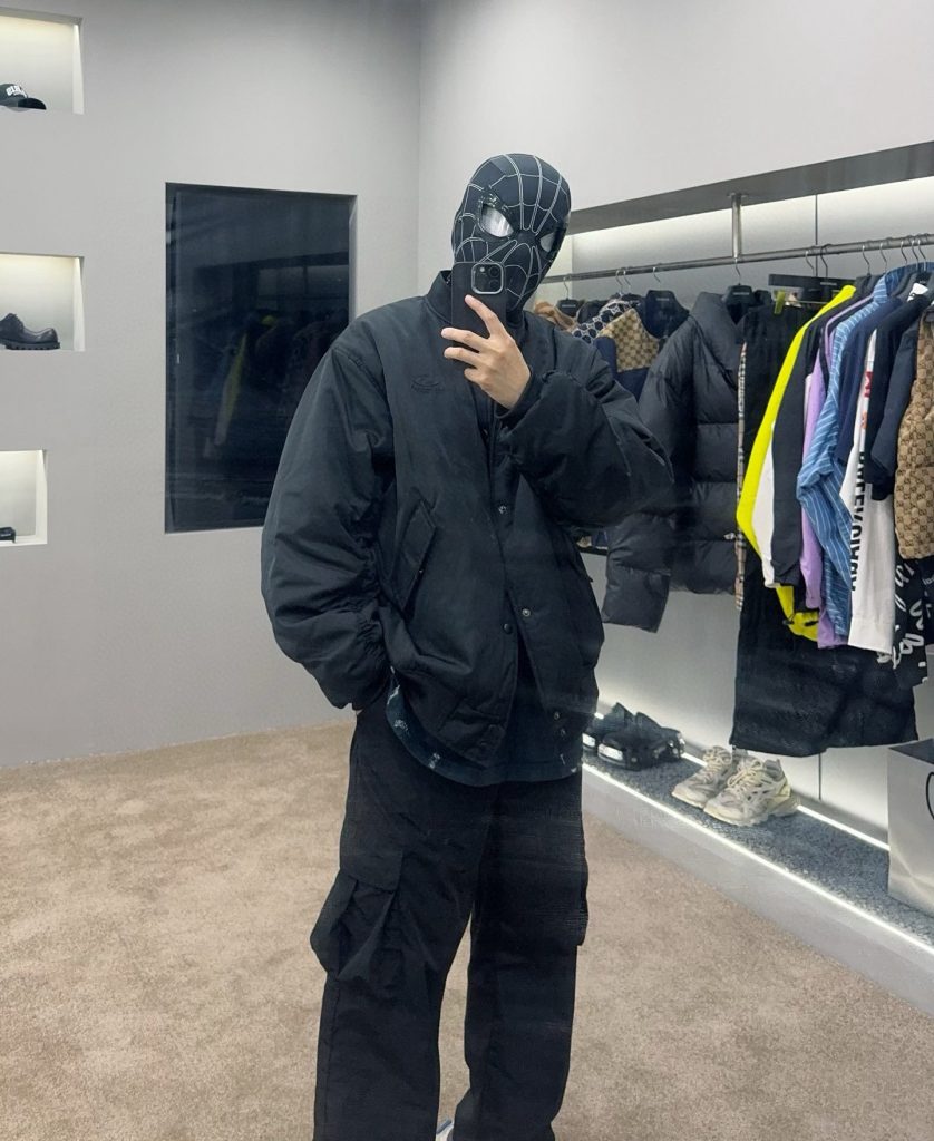 BALENCIAGA バレンシアガ バルンジャケット 男性用 フレア袖 ブラック - 画像 8