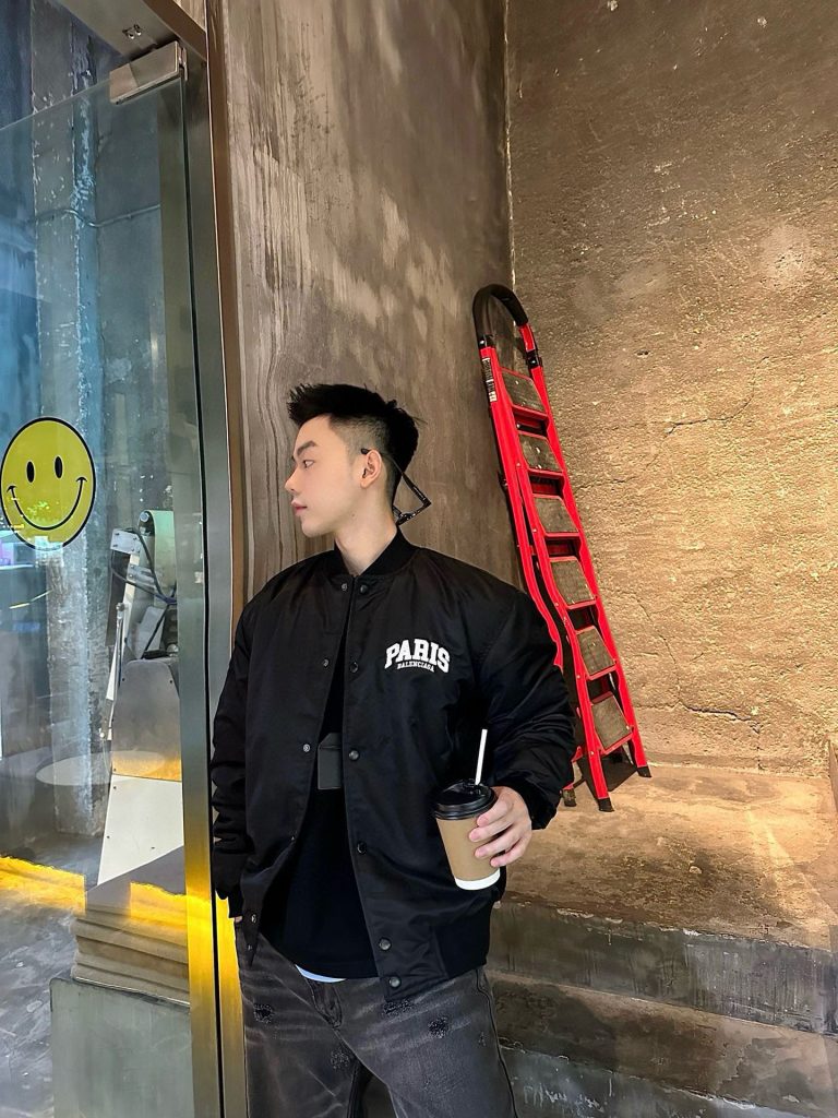 BALENCIAGA バレンシアガ バンダージャケット PARIS バンダージャケット ブラック - 画像 2