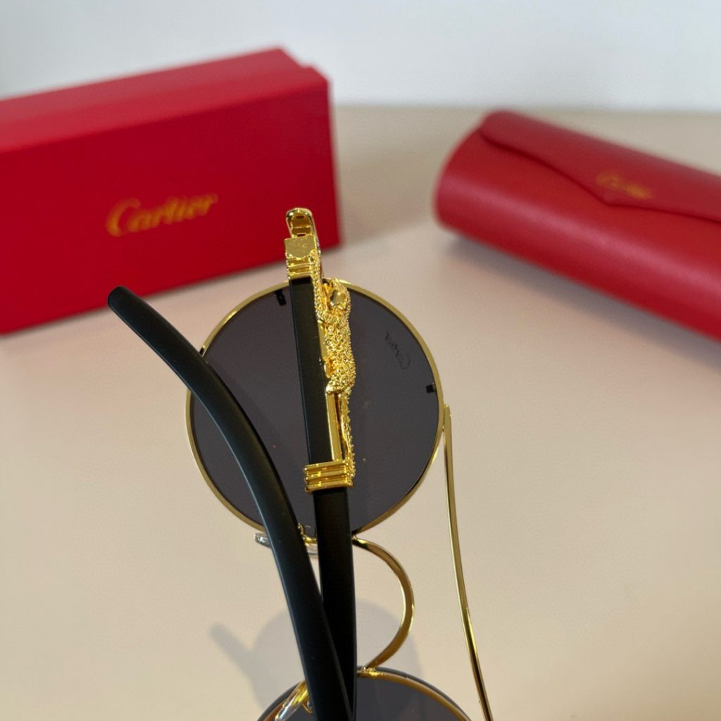 CARTIE カルティエ ポイントサングラス 6108 メンズ レディース ブラック プレミアムスタイル - 画像 7