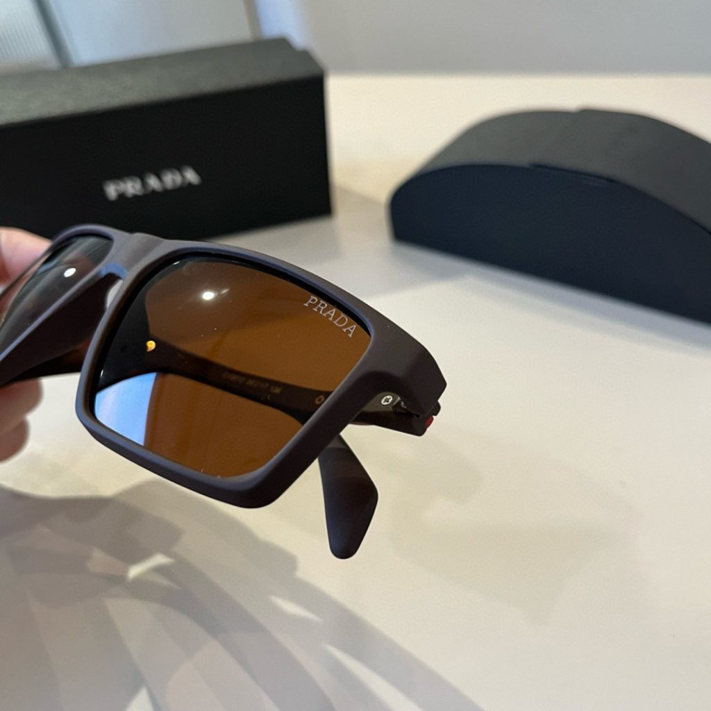 PRADA プラダ サングラス CA5013 防曇 多機能 メンズ ブラック - 画像 4