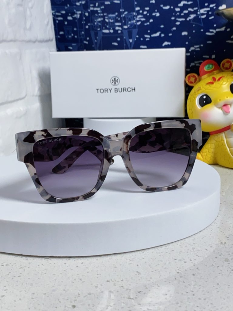 TORY BURCH トーリーバーチ サングラス フレーム型 レディース 大顔 防紫外線 31320 白豹 多色展開 - 画像 4