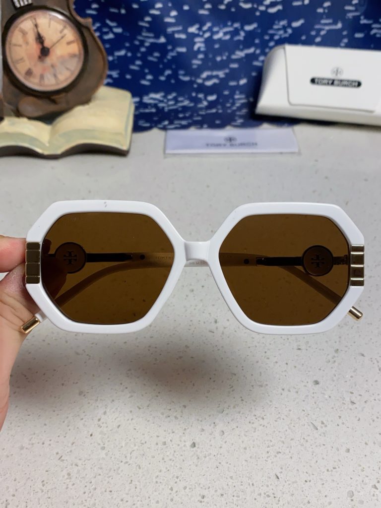 TORY BURCH トリー バーチ サングラス メンズ レディース フラットシェイプ デザイン UVカット 通勤 多色展開 - 画像 7