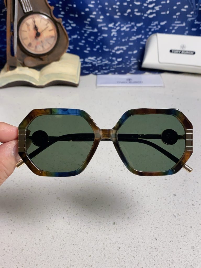 TORY BURCH トリー バーチ サングラス フラットフレーム UVカット 防紫外線 多角形 レディース ブランド メンズ 4色展開 - 画像 7