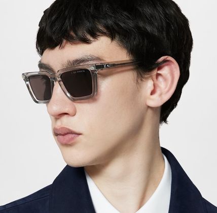 LOUIS VUITTON ルイヴィトン サングラス 2025年新作 可装近 片 トーン加工 メンズ サンメガネ 透灰 多色展開 - 画像 7