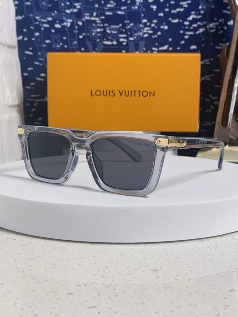 LOUIS VUITTON ルイヴィトン サングラス 2025年新作 可装近 片 トーン加工 メンズ サンメガネ 透灰 多色展開 - 画像 8