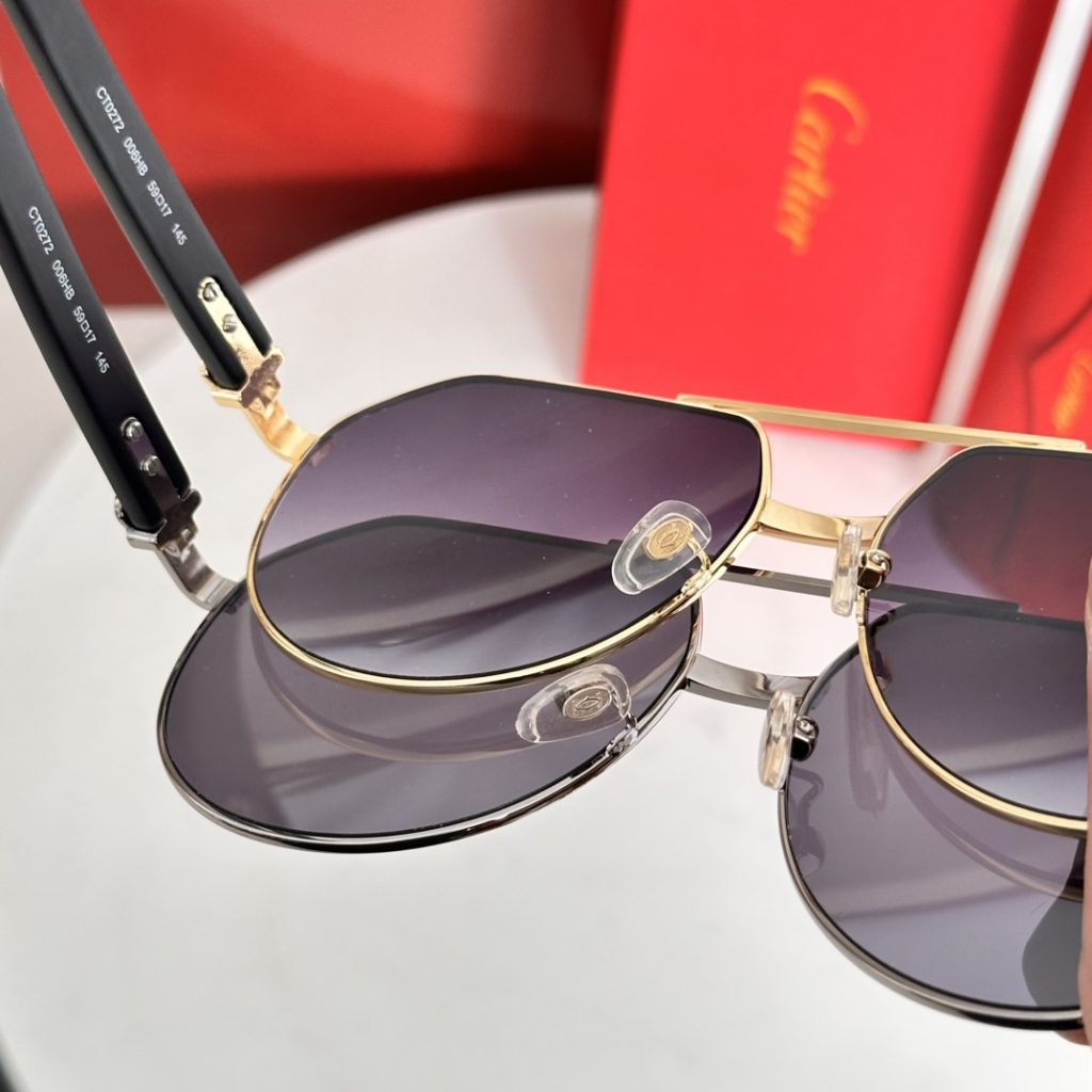 CARTIER カルティエ サングラス CT0272 59口17-145 男性用 メンズ 金属フレーム 6色展開 - 画像 5
