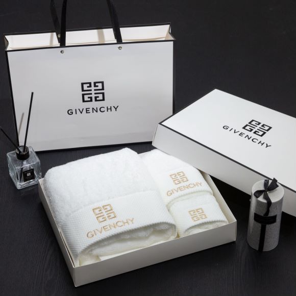 Givenchyお風呂グッズ　ジバンシィタオルセット　シャネルバスタオル3枚セット　デイリータオル　パレオ/湯上がりタオル　家庭用5色 - 画像 5