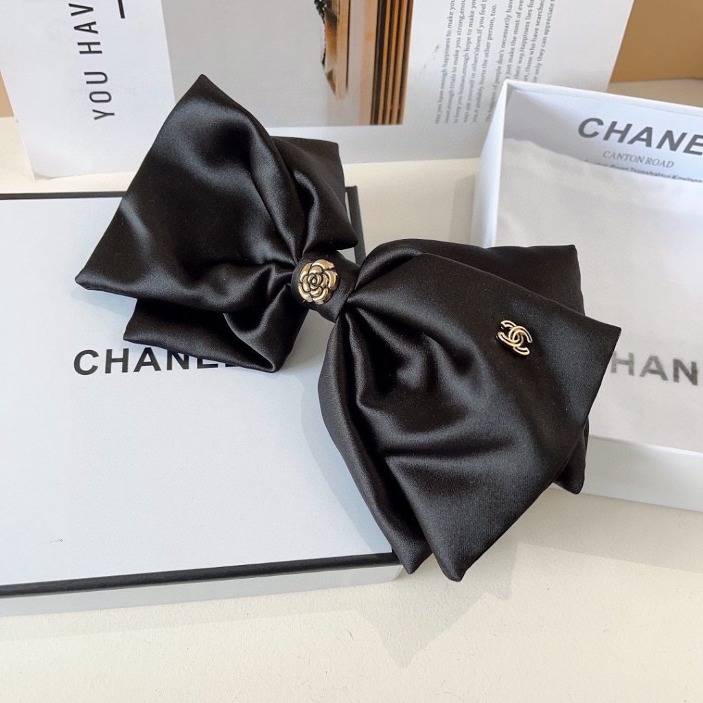 CHANEL シャネル ヘアアクセサリー ヘアピン フラットヘアクリップ ブラック - 画像 5