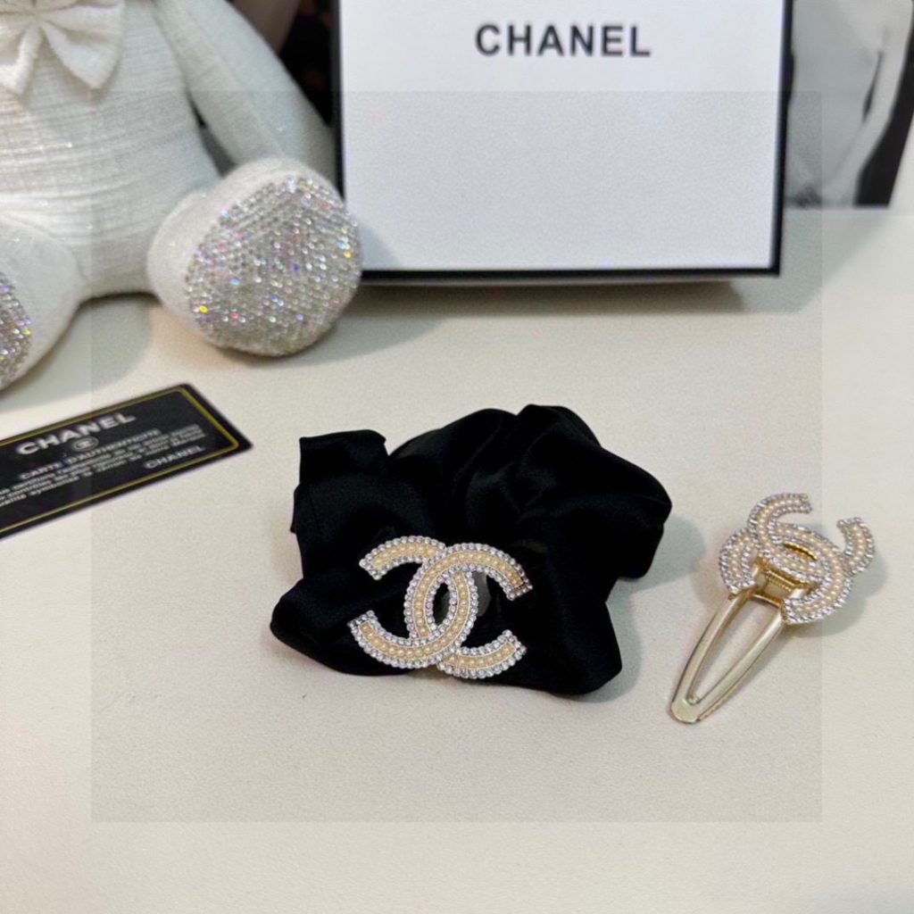 CHANEL シャネル ヘアアクセサリー ヘアピン ヘアクリップ ブラック - 画像 2