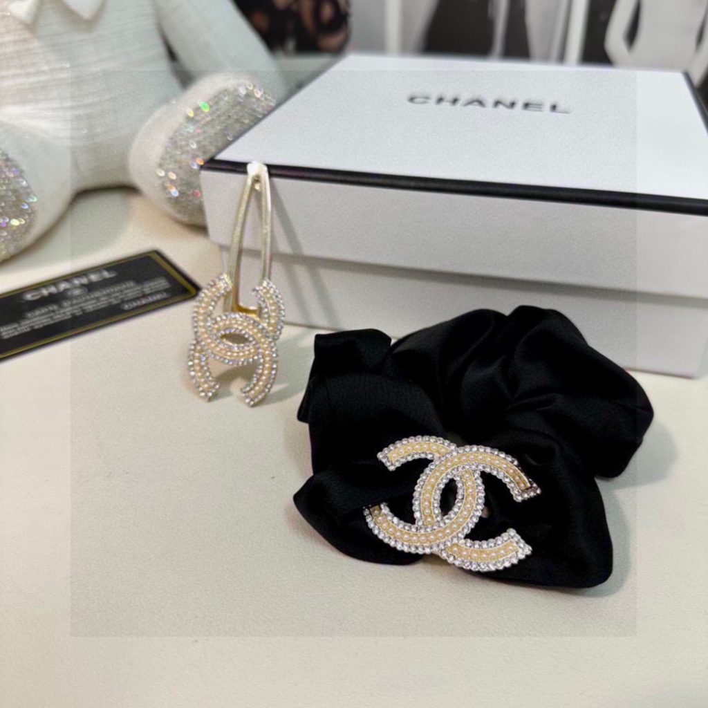 CHANEL シャネル ヘアアクセサリー ヘアピン ヘアクリップ ブラック - 画像 3