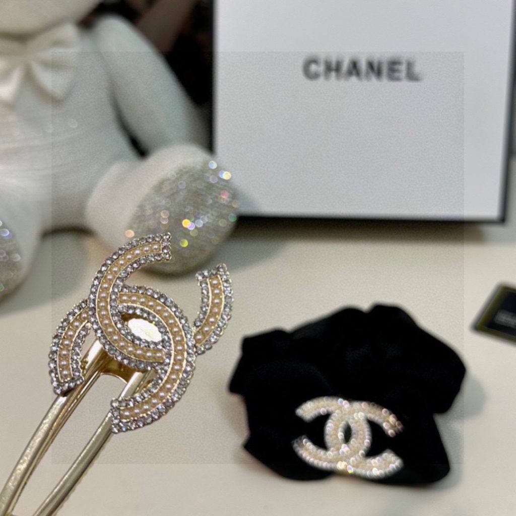 CHANEL シャネル ヘアアクセサリー ヘアピン ヘアクリップ ブラック - 画像 4