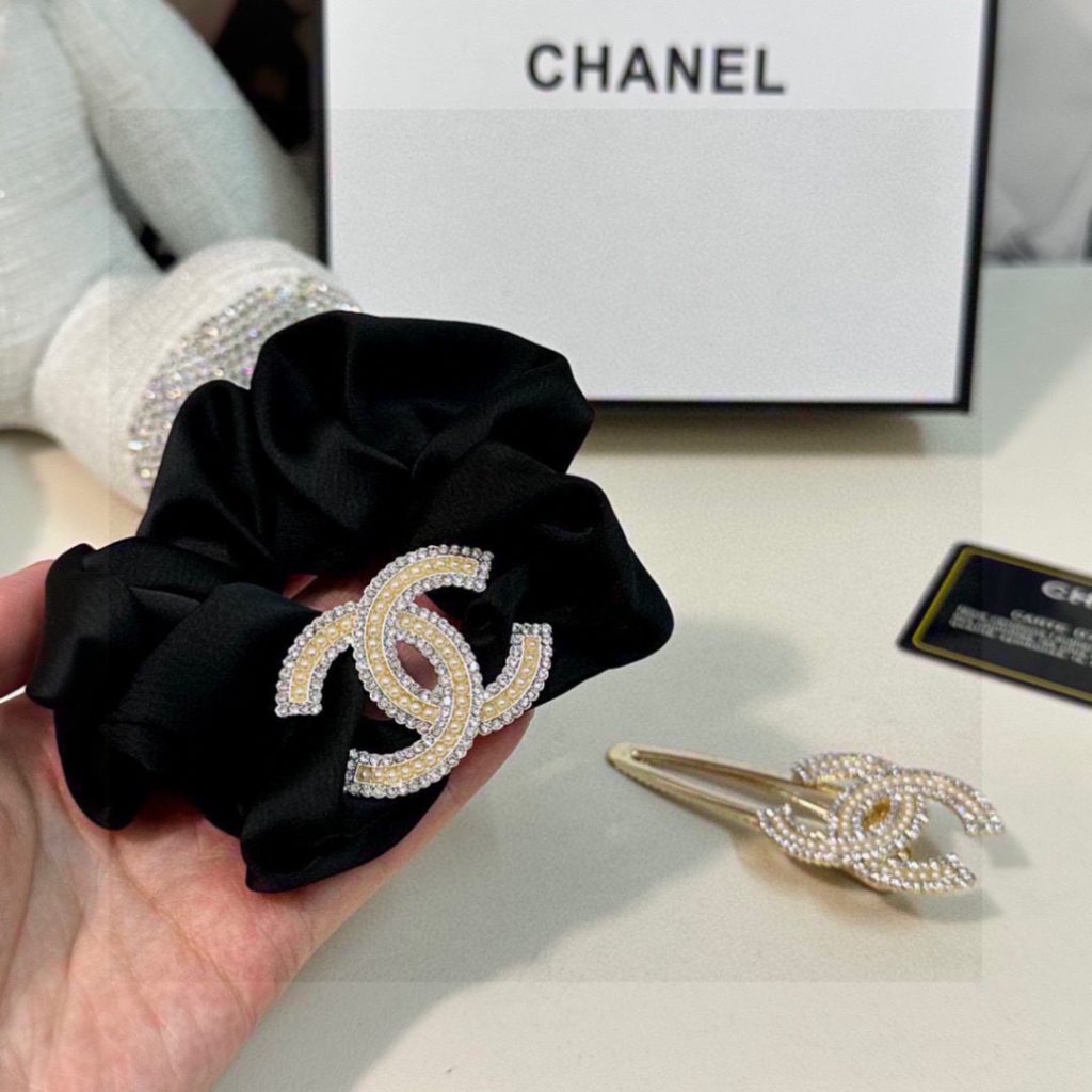 CHANEL シャネル ヘアアクセサリー ヘアピン ヘアクリップ ブラック - 画像 5