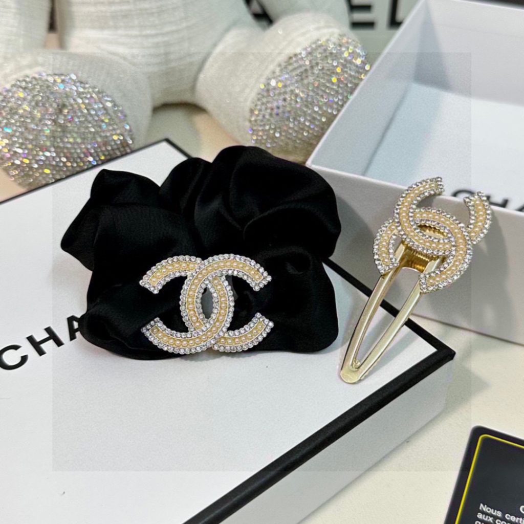 CHANEL シャネル ヘアアクセサリー ヘアピン ヘアクリップ ブラック - 画像 6