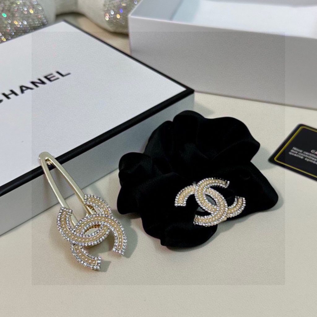 CHANEL シャネル ヘアアクセサリー ヘアピン ヘアクリップ ブラック - 画像 7