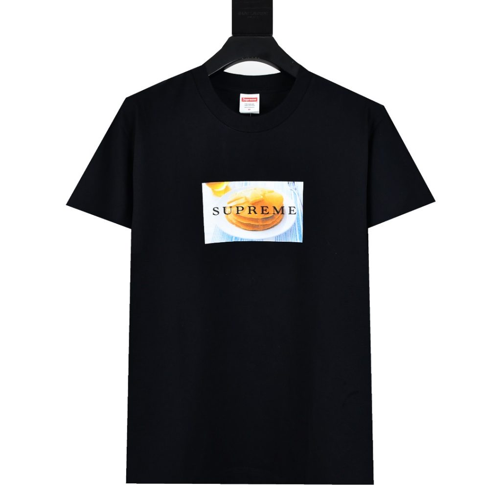 SUPREME スーパー パンケーキTシャツ ワイドTシャツ 100%コットン 全2色 - 画像 6