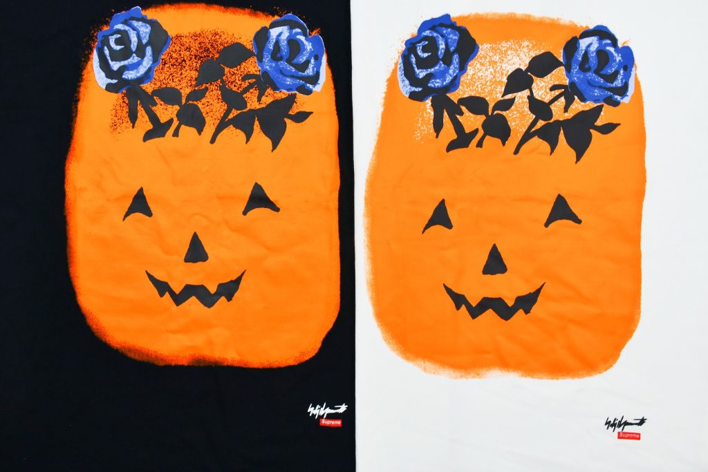 Supreme スュープリーム Yohji Yamamoto ヨウジヤマモト ティーシャツ 本羅司南瓜短袖Tシャツ 白 黒 全2色 - 画像 5