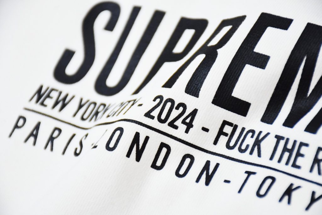 SUPREME スーパー パリ Tシャツ ブラック ウォッシュド加工 2024 ファッ ザ レスト 全2色 - 画像 8