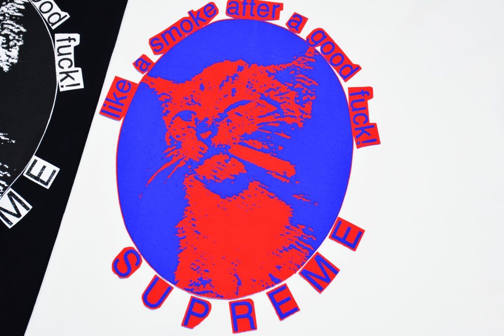 SUPREME スーパー + Tシャツ + スモークTシャツ + ブラック ホワイト レッド ブルー 全4色 - 画像 6