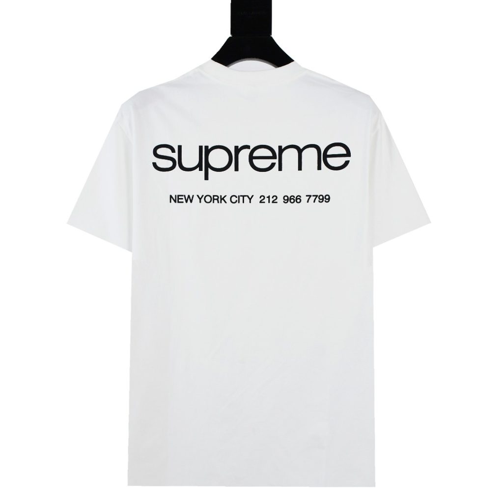 SUPREME スュプリーム ロゴTシャツ ロゴ Tシャツ ブラック ホワイト 全2色 - 画像 2
