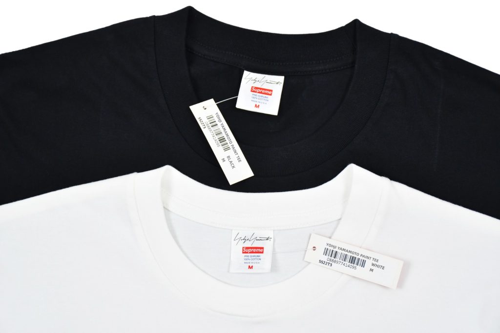 Supreme スュプリーム YOHJI YAMAMOTO PAINT TEE ヨウジヤマモト ポイントTシャツ 全2色 - 画像 3