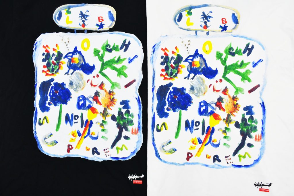Supreme スュプリーム YOHJI YAMAMOTO PAINT TEE ヨウジヤマモト ポイントTシャツ 全2色 - 画像 5