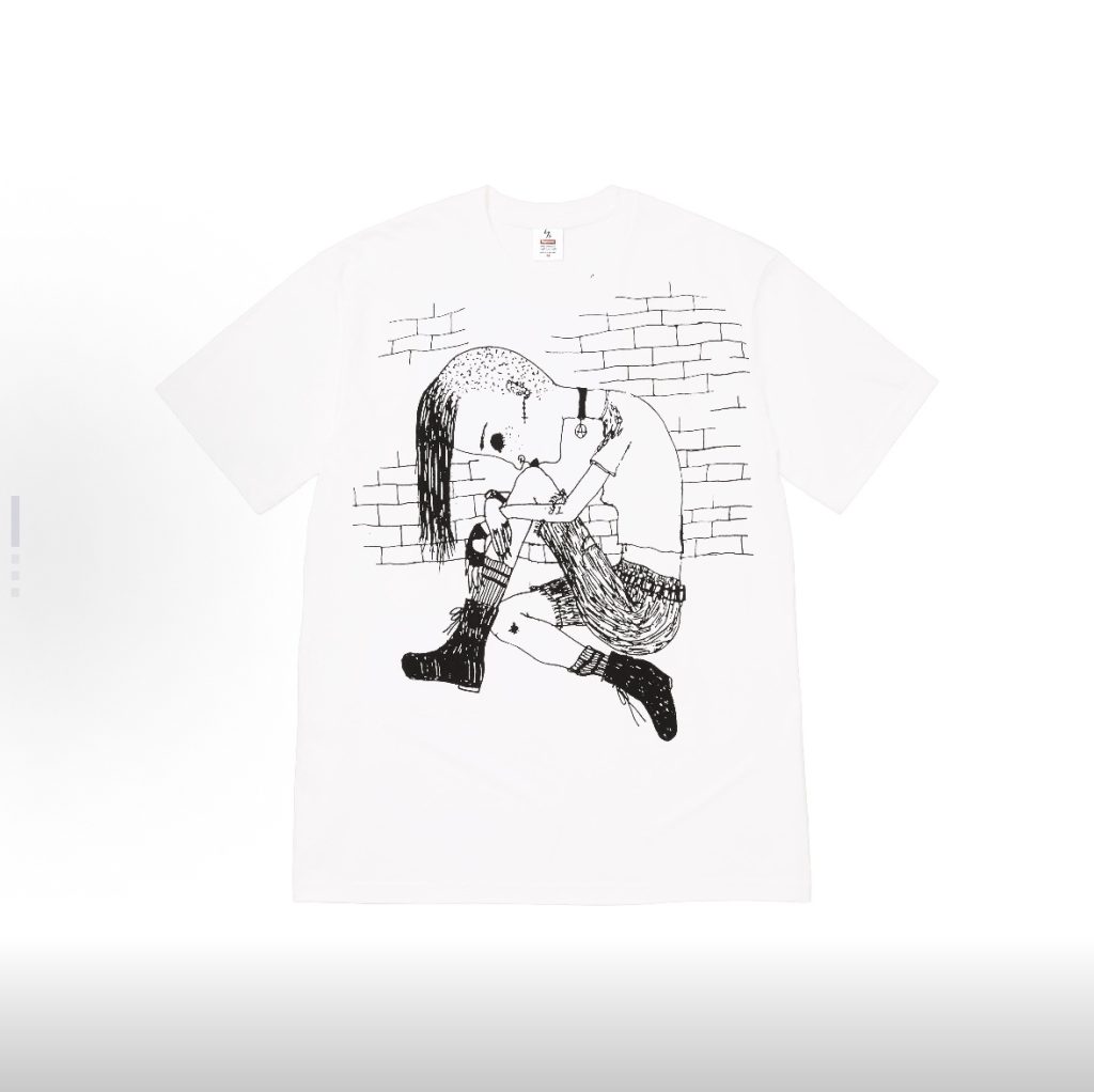 SUPREME スュプリーム ファッションTシャツ Thinker Tee 人物印花 ブラック ホワイト - 画像 3