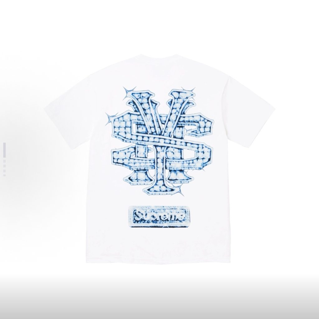SUPREME スーパー メンズ 半袖Tシャツ スノーマン プリント ブラック ホワイト - 画像 4
