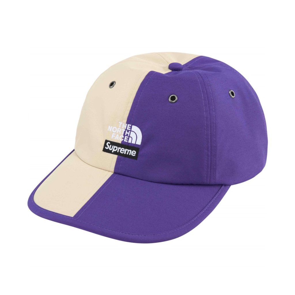 THE NORTH FACE ノースフェイス Supreme スプリーム 6パネル ロゴ プリント ピース キャップ 全3色 - 画像 6