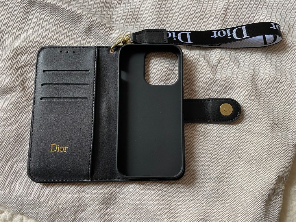 DIOR 　ディオール　手帳型ケース　スマホケース　アイフォンケース　セシルマクビー手帳ケース　スマホカバー　手帳型　おしゃれ　3色 - 画像 5
