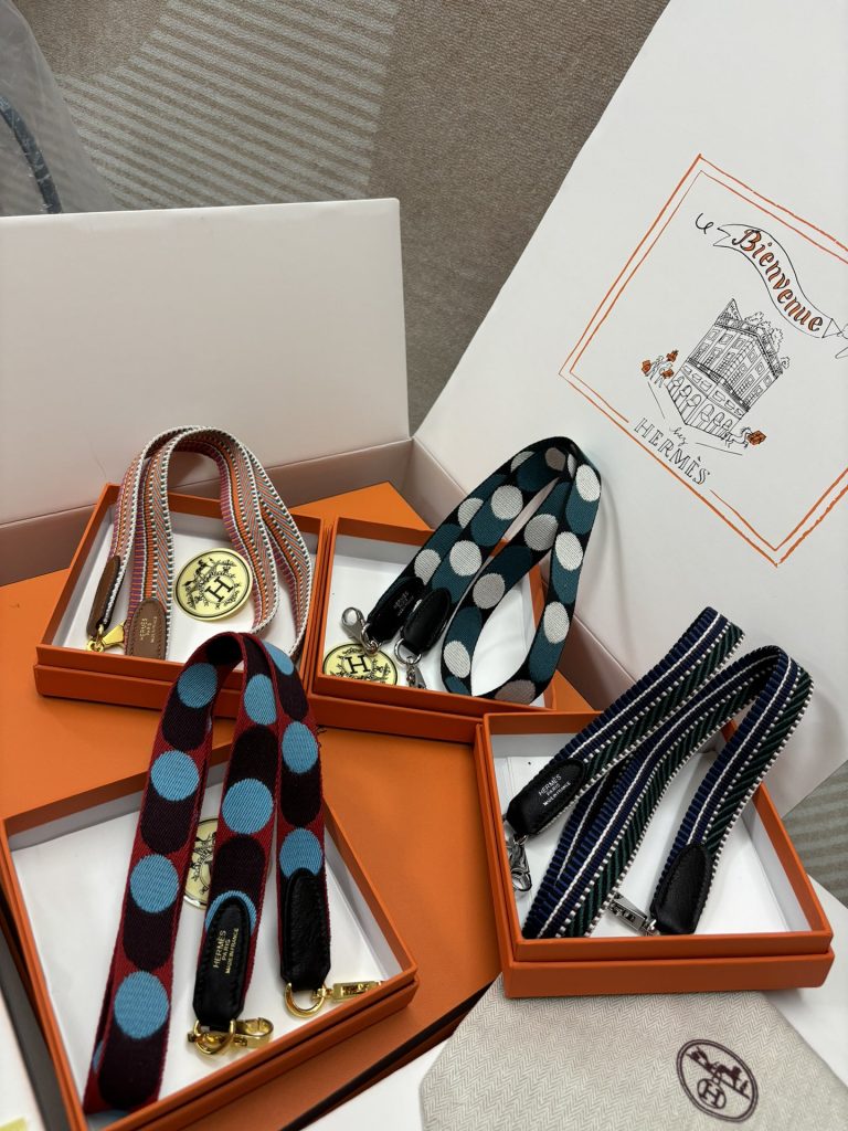 オーダーメイド　エルメス　HERMES　バンドリエール サングル　ショルダーストラップ　キャンバス×レザー　バッグ 付け替え　バッグストラップ　単品　肩掛けベルト 幅2.5 - 画像 4