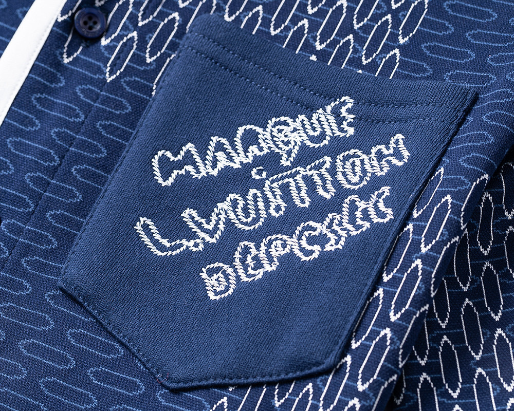 Louis Vuitton上下2点セットアップ ルイヴィトン 半袖Tシャツと半ズボン LVカジュアルウェア モノグラム メンズ ポロシャツ - 画像 6