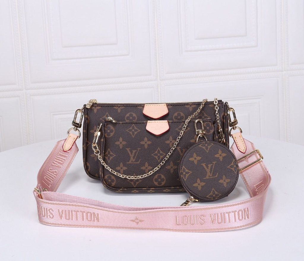LOUIS VUITTONルイヴィトン ミュルティ ポシェット アクセソワール モノグラム ダミエ ショルダーバッグ ポーチ - 画像 3