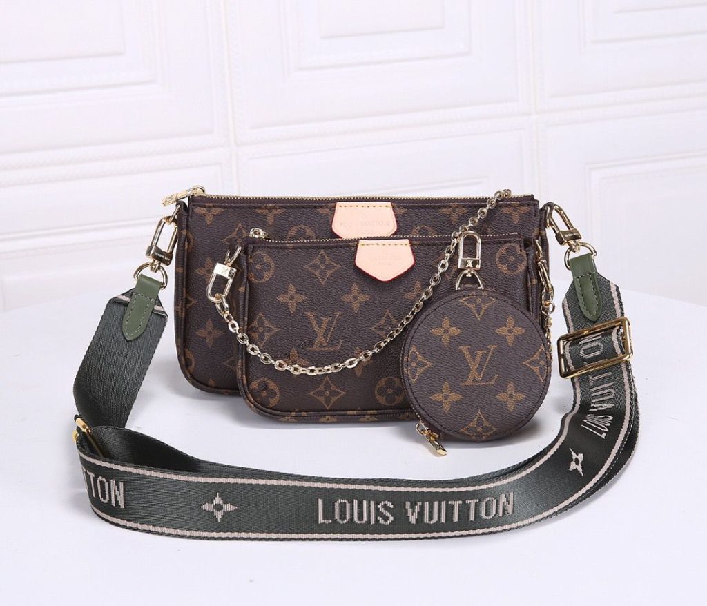 LOUIS VUITTONルイヴィトン ミュルティ ポシェット アクセソワール モノグラム ダミエ ショルダーバッグ ポーチ - 画像 2