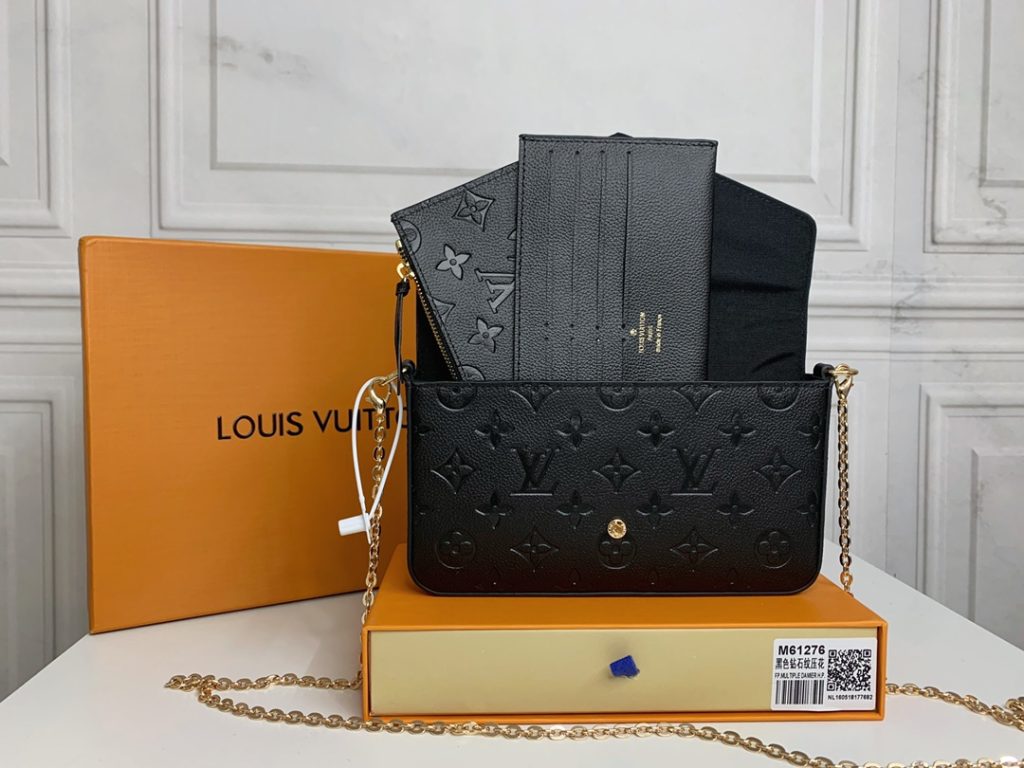 ルイヴィトン　LOUIS VUITTON　フェリシーポーチ　チェーンショルダーウォレット　ポシェット　ショルダーバッグ　長財布　クラッチバッグ　チェーンバッグ　無地　モノグラム - 画像 7